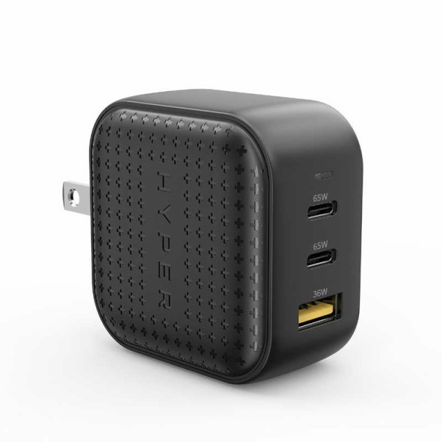 ROA　HyperJuice GaN 66W USB-C ACアダプタ ブラック Hyper HP-HJ265BK　HP-HJ265BKの通販は