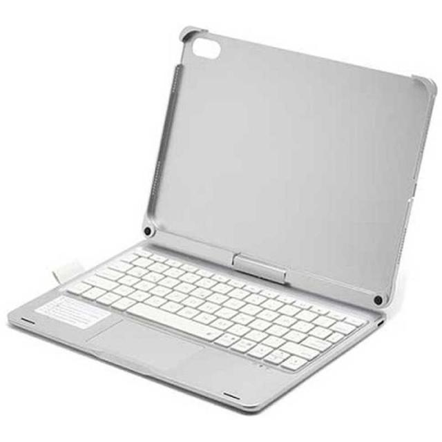ROYALMONSTER　iPad10.9用360°回転タッチパッド付キーボード(ケース一体型) SV　RM-2292SV