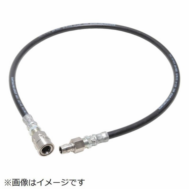 中部高圧ホース　スリムホース 3/8(3分)ワンタッチカプラ付 1/4(2分)サイズホース 1M　M2-C3-1Mの通販は