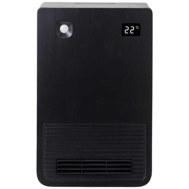シィーネット　セラミックヒーター 1200W 人感センサー付き ブラック　CDCP608BK