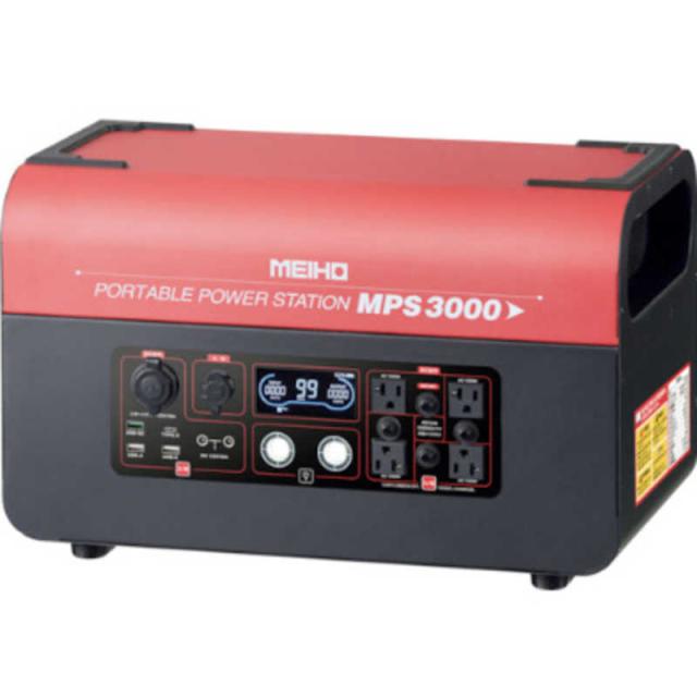 ワキタ　MEIHO ポータブルパワーステーション　MPS3000の通販は