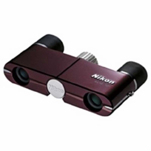 ニコン　Nikon　4倍双眼鏡「遊」ワインレッド　4x10D CF