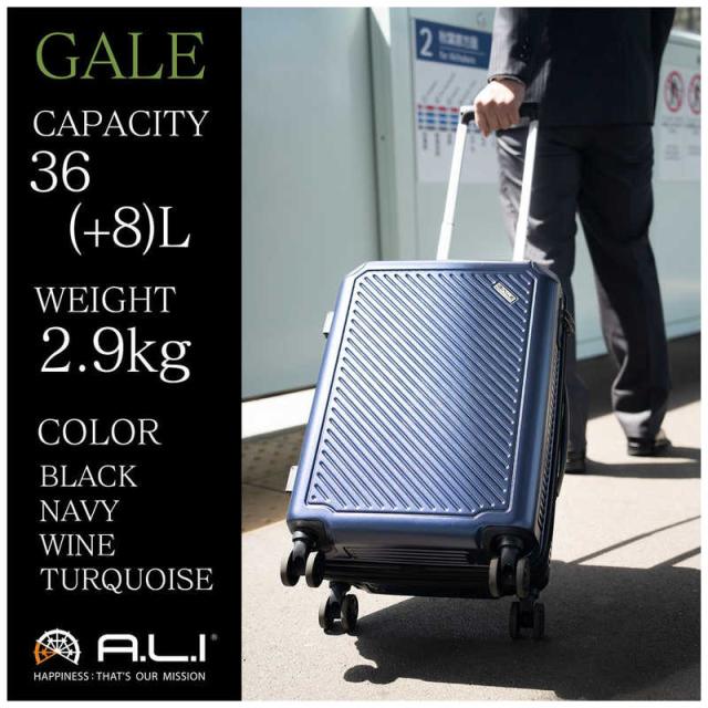 A.L.I ハードキャリー GALE ネイビー [TSAロック搭載 /36L(拡張時44L