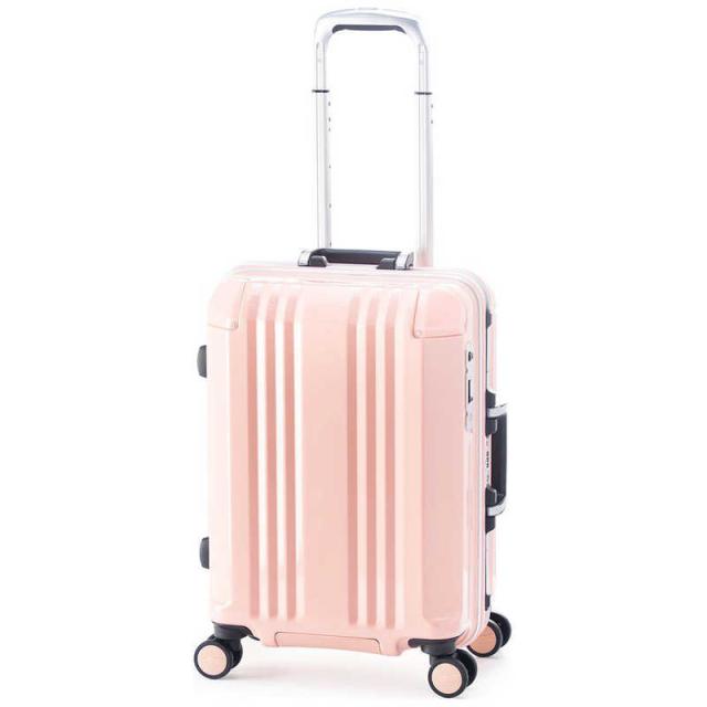 A.L.I　ハードキャリー デカかるEdge フレームタイプ コーラルピンク [TSAロック搭載 /35L]　ALI-070R-18の通販は 27,676円