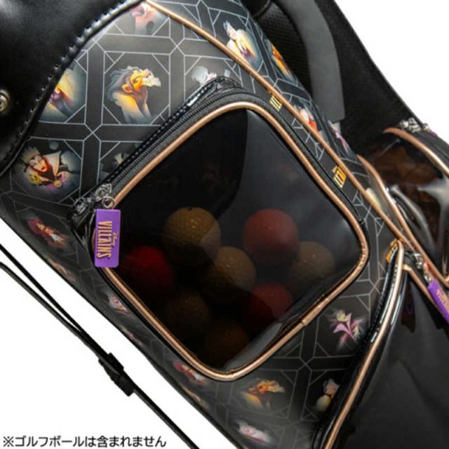 LYNX　ゴルフ用品 ディズニーヴィランズ スタンドキャディバッグ DISNEY ［9.5インチ / 5 / 4.5kg］　73223-400-010