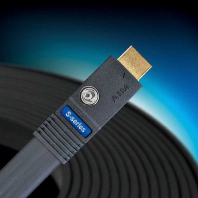 エイム電子 HDMIケーブル ブラック [0.7m HDMI⇔HDMI フラットタイプ