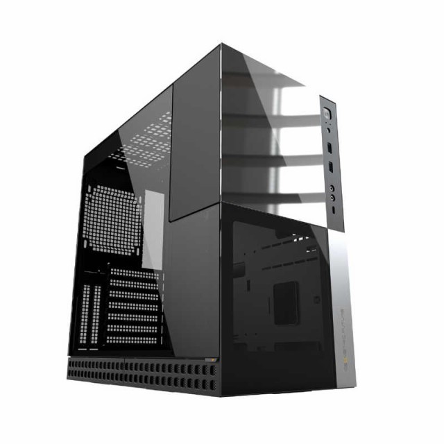 GEOMETRICFUTURE　PCケース［ATX /Micro ATX /Extended ATX /Mini-ITX］Model 4 Caliburn ブラック / ミラー　GF-M4-CLB