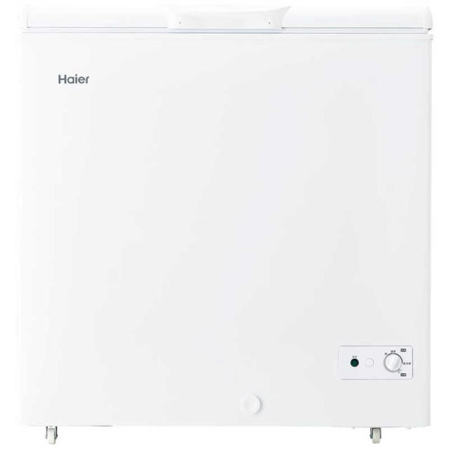 ハイアール　冷凍庫 1ドア 200L 上開き キャスター付き 冷凍冷蔵切替 直冷式 幅82cm ホワイト　JF-CW20A-W（標準設置無料）