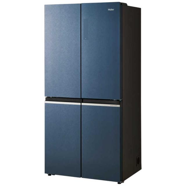 ハイアール 冷蔵庫 4ドア 470L フレンチドア(観音開き) 幅83cm ブルー