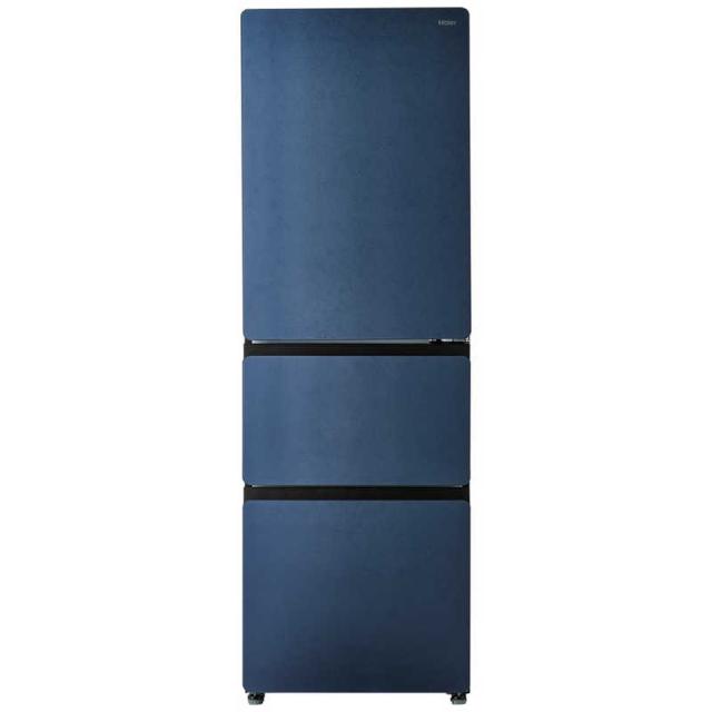 ハイアール　冷蔵庫 3ドア 375L 右開き 幅59.5cm ブルーイッシュグレー　JR-CVM38A-H（標準設置無料）