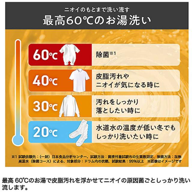 ハイアール　ドラム式洗濯乾燥機 (左開き) 洗濯8.0kg 乾燥4.0kg ヒーター乾燥(水冷・除湿タイプ) DeLAIT ディライト ホワイト　JW-FP8B-W（標準設置無料）_10