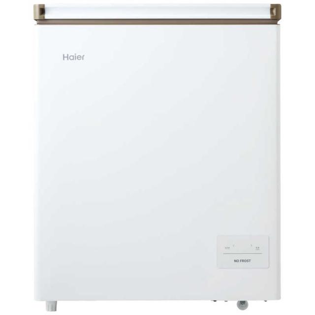 ハイアール　冷凍庫 1ドア 132L 上開き ファン式 霜取り不要 幅69.2cm ホワイト　JF-CF13A-W（標準設置無料）
