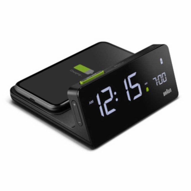 ブラウン　BRAUN　Digital Alarm Clock Qiワイヤレス受電(並行輸入品)　BC21B