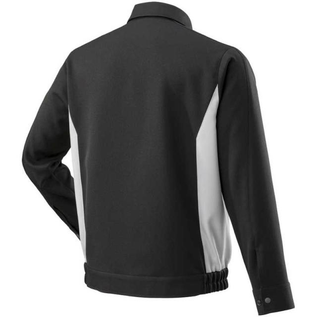 ミズノ　ワークジャケット(通年素材) ［ユニセックス］ 3XL-8 90：チャコールグレー×ベイパーシルバー　F2JE218690_1