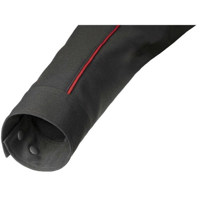 ミズノ　ワークジャケット(通年素材) ［ユニセックス］ XL 96：チャコールグレー×レッド　F2JE218696_3