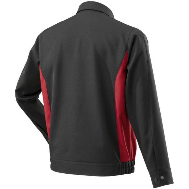 ミズノ　ワークジャケット(通年素材) ［ユニセックス］ XL 96：チャコールグレー×レッド　F2JE218696_10