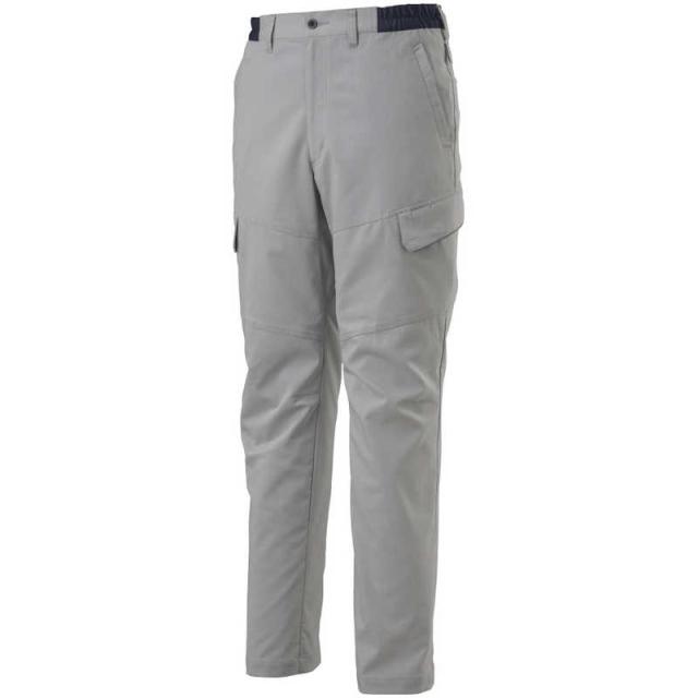 ミズノ　ワークパンツ(春夏／制電素材)[ユニセックス] 3XL-8 04：ライトグレー×ネイビー　F2JF158004