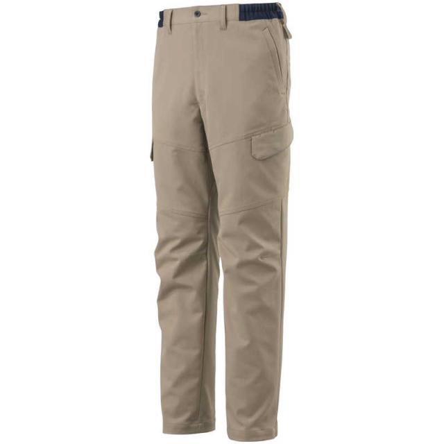 ミズノ　ワークパンツ（通年向け） [ユニセックス] 2XL 49：ベージュ×ネイビー　F2JF158149