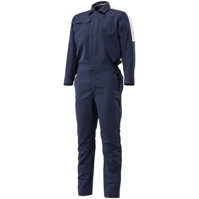 ミズノ　つなぎ(通年向け) ［ユニセックス］ L 14：ネイビー×ライトグレー　F2JK158114