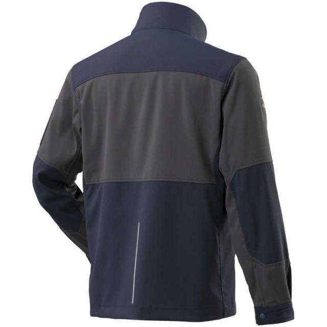 ミズノ　ワークジャケット(春夏素材)[ユニセックス] 4XL-8 14：ネイビー×チャコール　F2JE219414