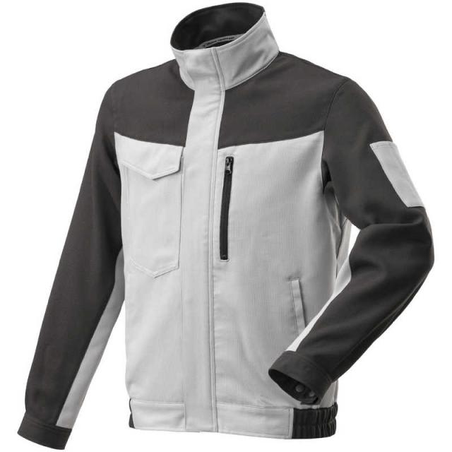 ミズノ　ワークジャケット(春夏向け) ［ユニセックス］ XL 73：チャコールグレー×ベイパーシルバー　F2JEA18373