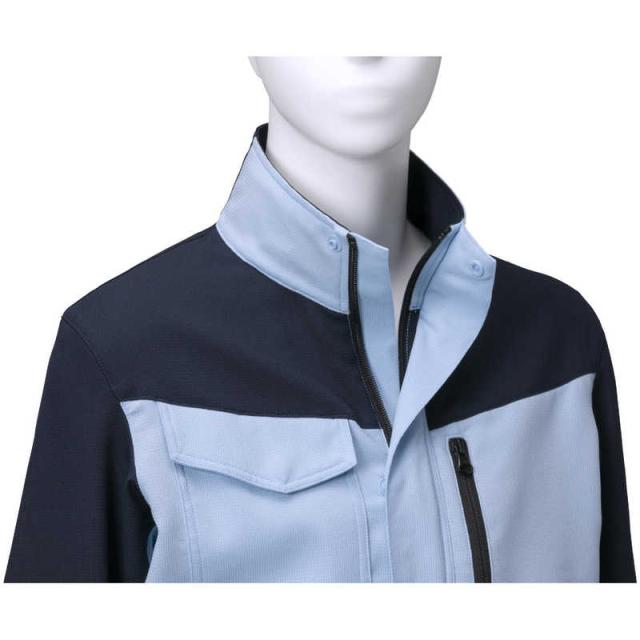 ミズノ　ワークジャケット(春夏向け) ［ユニセックス］ 2XL 82：ネイビー×サックス　F2JEA18382_2