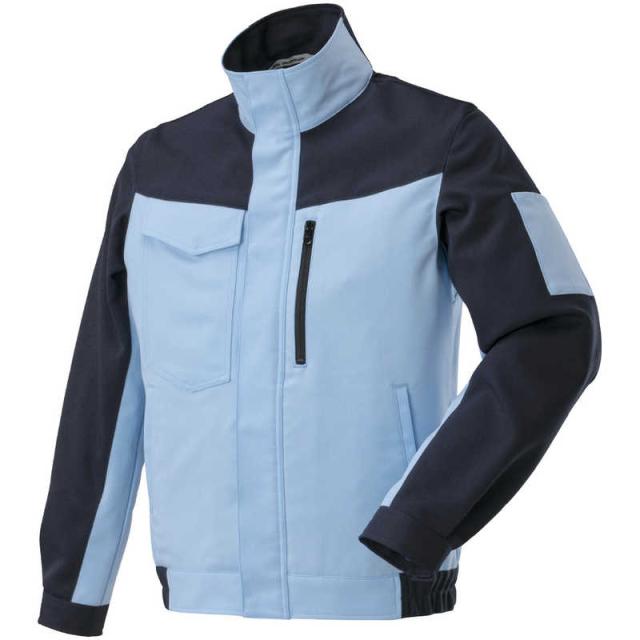 ミズノ　ワークジャケット(通年向け) ［ユニセックス］ XL 82：ネイビー×サックス　F2JEA18682