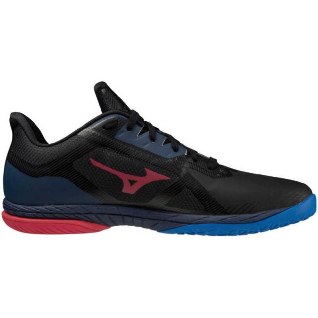 ミズノ　23.0cm 男女兼用 卓球シューズ ウエーブドライブ NEO3幅：2E相当(ブラック×ブルー×レッド) 21：ブラック×ブルー×レッド　81GA220021
