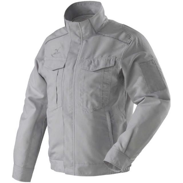 ミズノ　ワークジャケット(樹脂ファスナー／春夏素材)[ユニセックス] 2XL 04：ベイパーシルバー　F2JE218204