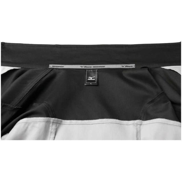 ミズノ　ワークジャケット(綿100％・通年向け) ［ユニセックス］ 4XL-8 73：チャコールグレー×ベイパーシルバー　F2JEA18173