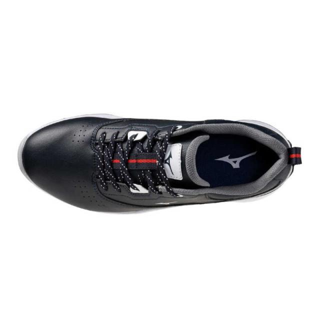 ミズノ　ゴルフシューズ ハザードエナジー HAZARD ENERZY ［メンズ / 25.5cm / 幅：4E］ ネイビー×ホワイト×レッド　51GQ250214_25SS