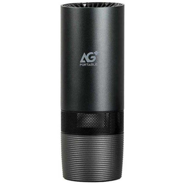 オーラビート　空気清浄機 AURABEAT 銀イオン ポータブル 車載・省スペース用 空気清浄:4畳まで PM2.5対応 メタリックブラック　csp-x1