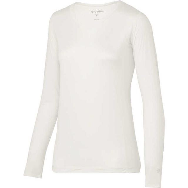 ゴールドウィン　シースリーフィット クーリングラウンドネックロングスリーブ ［レディース /Lサイズ］ ホワイト (返品交換不可)　GCW65102