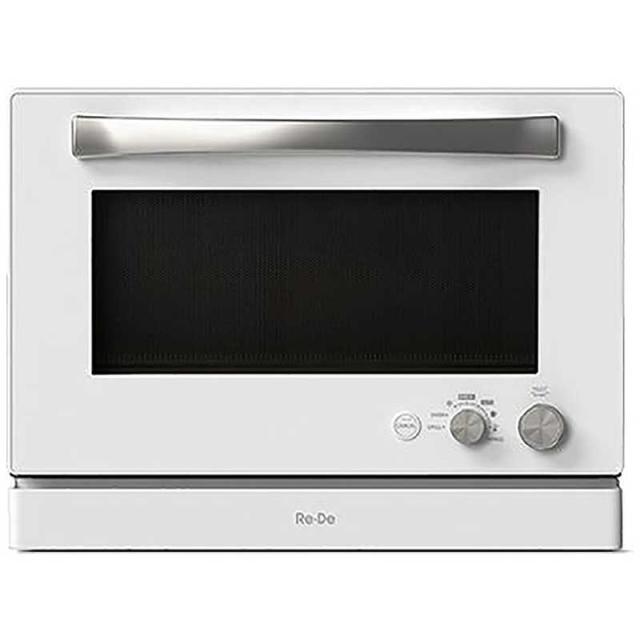 A-STAGE　オーブンレンジ 20L フラット Re・De Range ホワイト　MO02A-20WT