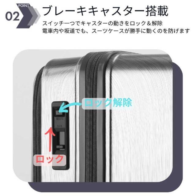 GRAND+ 大容量115L・縦長スーツケース｜拡張＆ストッパー付き/無料受託