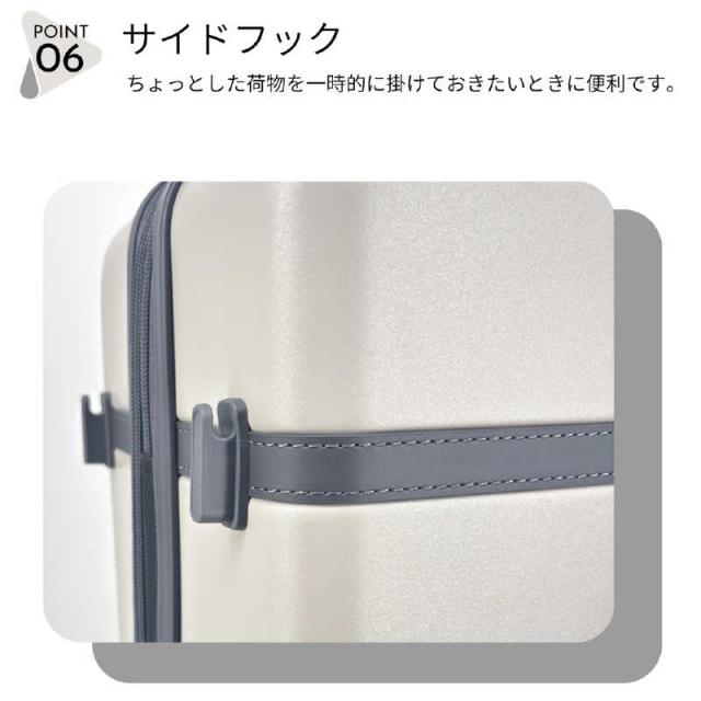 SAMSUFFIT　サムサフィ スーツケース 拡張機能付き 静音キャスター Lサイズ 宿泊目安：1週間以上 [TSAロック搭載 / 96L] ダークグレー　SS-0902-68_11