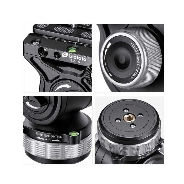 LEOFOTO ビデオ雲台(プレート付属) BV-15 