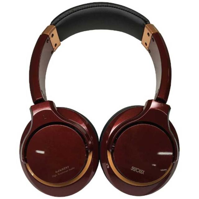 サトレックス　｢ハイレゾ音源対応｣ヘッドホン(PLUM)1.2mコード　DH297-A1DR PLUM_1