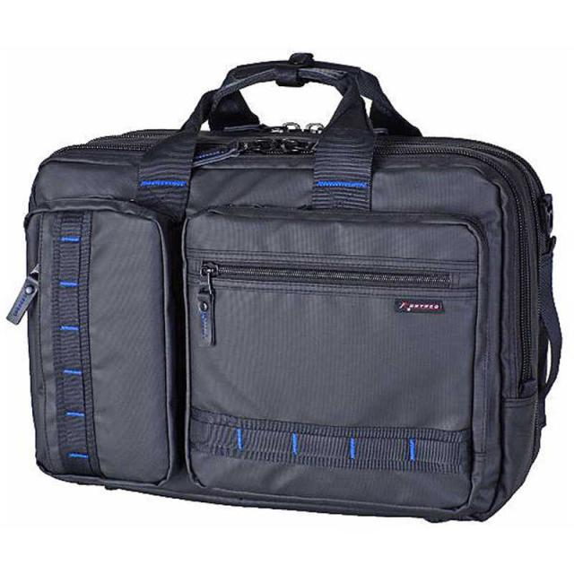 SWAN　ROTHCO ビジネスバッグ ブルーステッチ3way ブラック　RO-45062BK