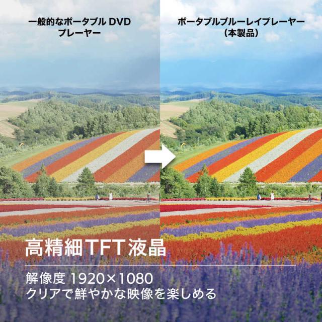 高橋国際商事　BLUEWIDE 15.6インチポータブルブルーレイプレーヤー　BW-16BD