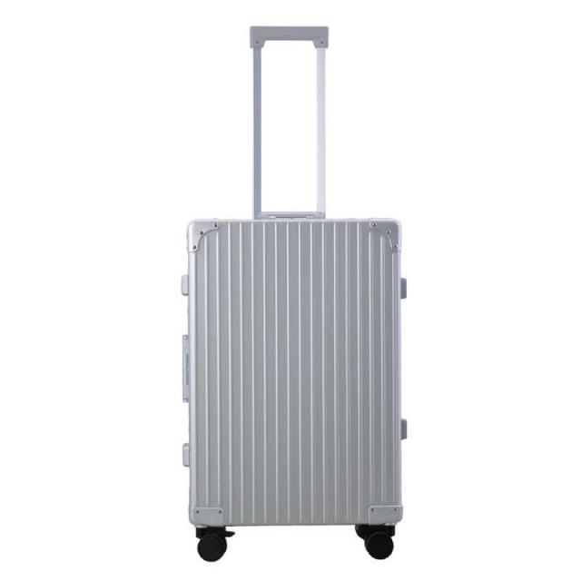 ネオキーパー　アルミスーツケース Mサイズ 無料預け入れ (60L) NEOKEEPR ［TSAロック搭載］ シルバー　A60F-2 SV_1