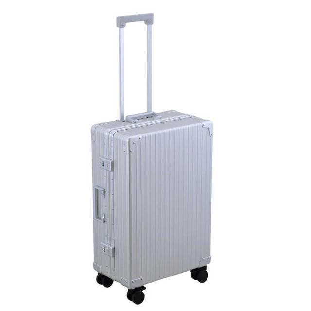 ネオキーパー　アルミスーツケース Mサイズ 無料預け入れ (60L) NEOKEEPR ［TSAロック搭載］ シルバー　A60F-2 SV_2