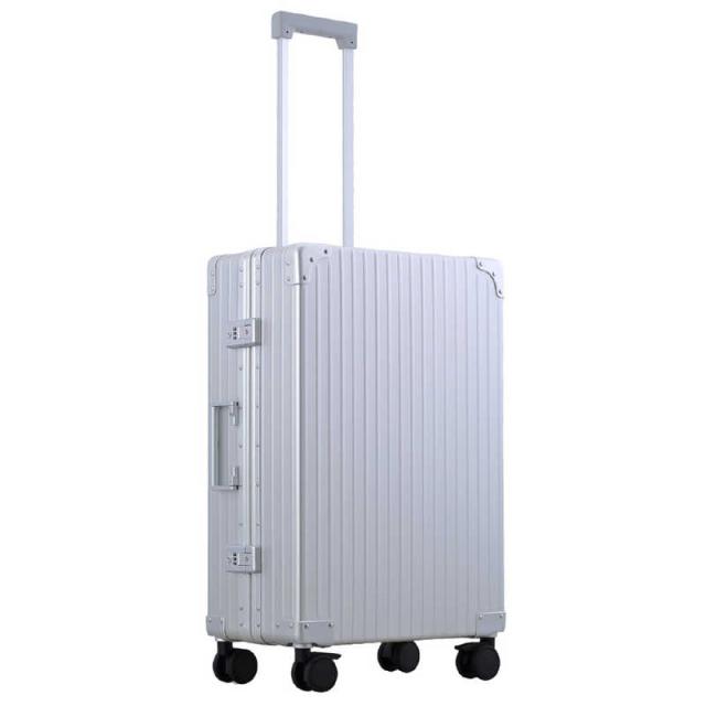 ネオキーパー　アルミスーツケース Mサイズ 無料預け入れ (60L) NEOKEEPR ［TSAロック搭載］ シルバー　A60F-2 SV_3
