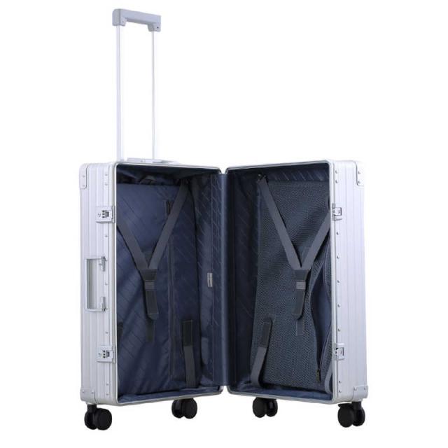 ネオキーパー　アルミスーツケース Mサイズ 無料預け入れ (60L) NEOKEEPR ［TSAロック搭載］ シルバー　A60F-2 SV_5