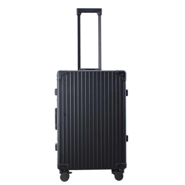 ネオキーパー　アルミスーツケース Mサイズ 無料預け入れ (60L) NEOKEEPR ［TSAロック搭載］ ブラック　A60F-2 BK_1