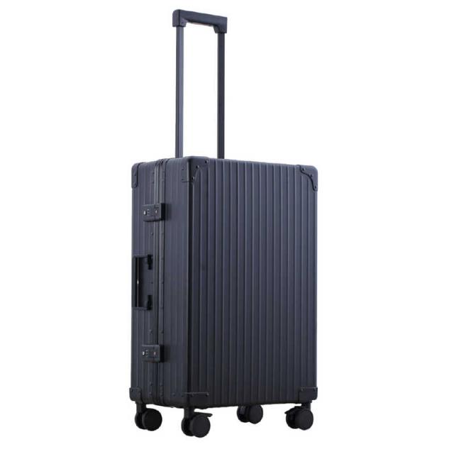 ネオキーパー　アルミスーツケース Mサイズ 無料預け入れ (60L) NEOKEEPR ［TSAロック搭載］ ブラック　A60F-2 BK_2
