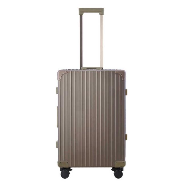 ネオキーパー　アルミスーツケース Mサイズ 無料預け入れ (60L) NEOKEEPR ［TSAロック搭載］ オリーブ　A60F-2 OL_1