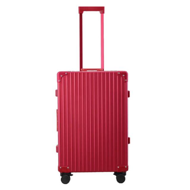 ネオキーパー　アルミスーツケース Mサイズ 無料預け入れ (60L) NEOKEEPR ［TSAロック搭載］ レッド　A60F-2 RD_1