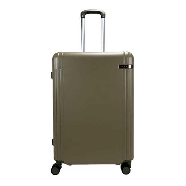 ACE　DESINED BY ACE IN JAPAN キャスターストッパー付スーツケース 74-89L 拡張型サイズ ［TSAロック搭載］ アッシュグリーン　ACE-549404