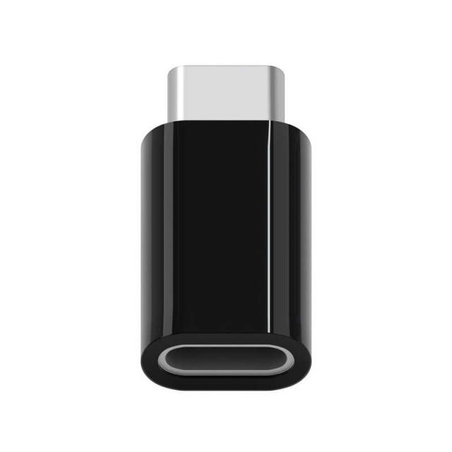 PGA　Lightning to USB Type-C 変換アダプタ Premium Style ブラック　PG-LNC01BK 変換アダプター
